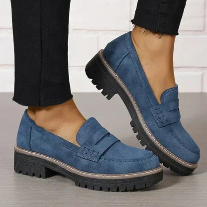 Slip Shoes in Blue – Elodie by Maravesse