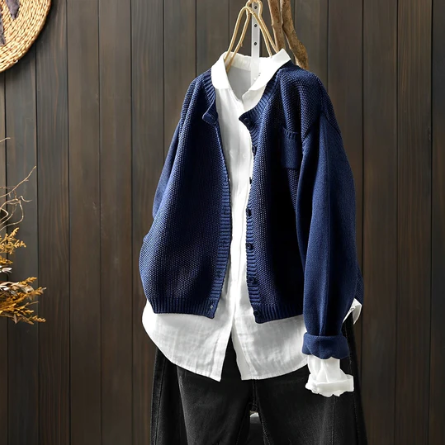 Cardigan in Blue – Adeline by Maravesse