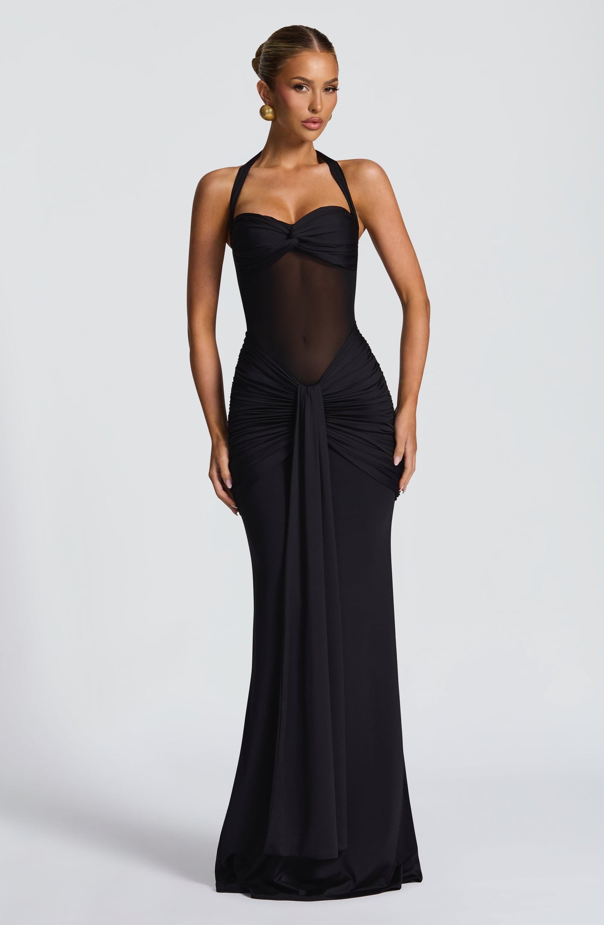 Holiday Maxi Dress in Black – Esme by Maravesse