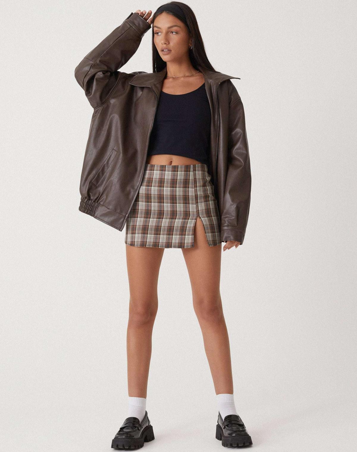 Leather Oversized Coat – Ophelia by Maravesse (2)