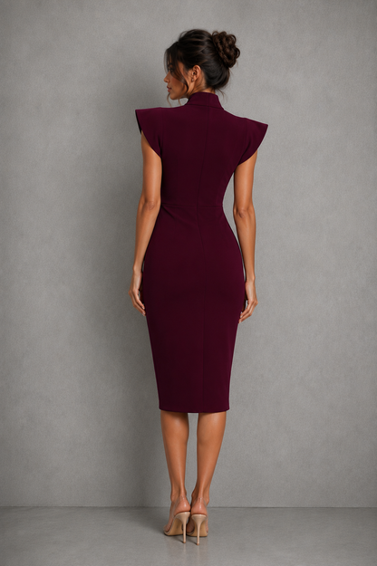 Tailored Midi Dress – Priscille by Maravesse (4)