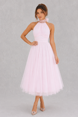 Rhea | Tulle Midi Dress for Wedding Guests