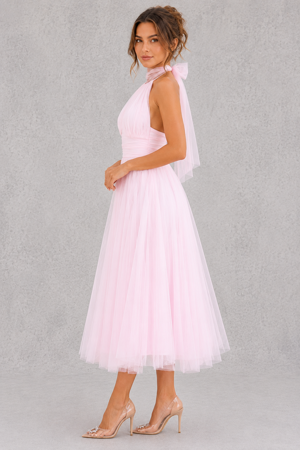 Tulle Midi Dress – Rhea by Maravesse (2)