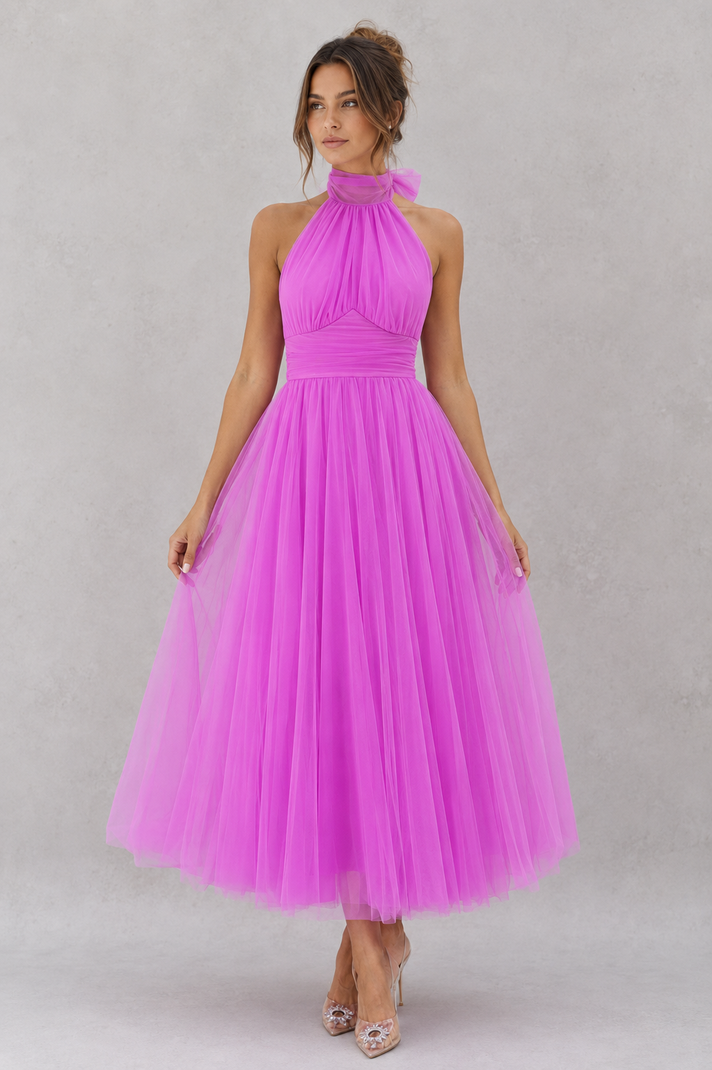 Tulle Midi Dress – Rhea by Maravesse (6)